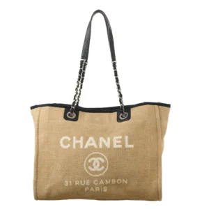Chanel tote bag Deauville Canvas